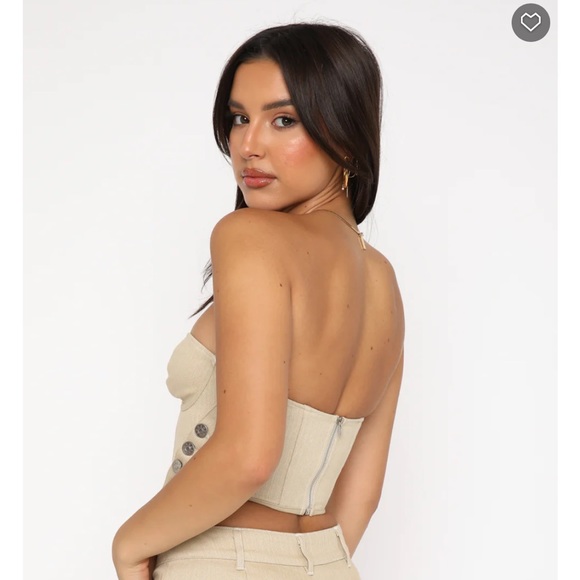 Change My Mind Bustier Oatmeal from White Fox - Picture 3 of 3